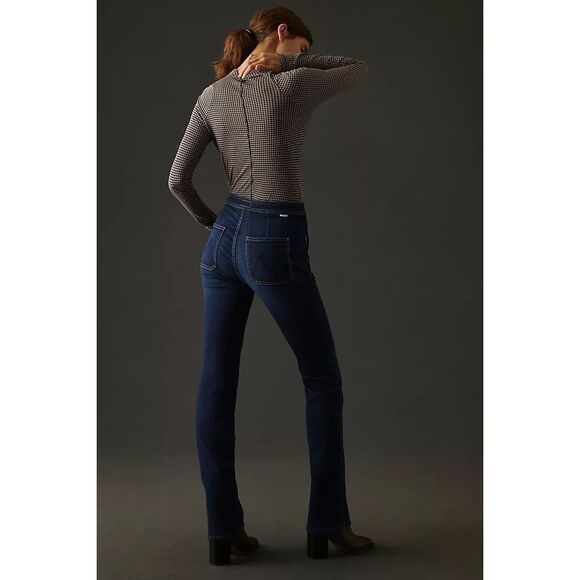 Anthropologie MOTHER The High-Waisted Smokin' Double-Welt Jeans Size 34 NWT - Picture 3 of 10
